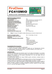 FireClass FC410MIO Guia De Inicio Rapido