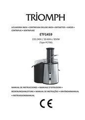 Triomph ETF1459 Manual De Instrucciones