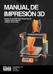 Prusa Research ORIGINAL PRUSA i3 MK3S Manual De Instrucciones