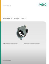 Wilo Wilo-EMU RZP 80-2 Instrucciones De Instalación Y Funcionamiento