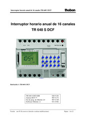 Theben TR 648 S DCF Manual De Instrucciones