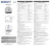 DINUY KNX RE K5X LE1 Manual De Instrucciones