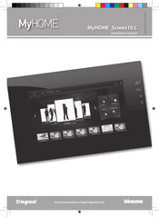 Bticino legrand MyHOME Screen10 C Manual De Instalación