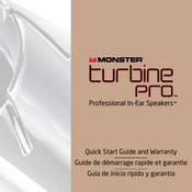Monster turbine pro Guía De Inicio Rápido Y Garantía