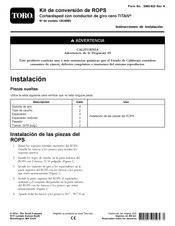 Toro Titan Instrucciones De Instalación