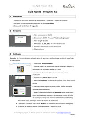 Procusini 3.0 Guía Rápida