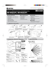 Optex MX-40QZ Manual De Instrucciones