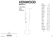 Kenwood Triblade HDP10 Instrucciones