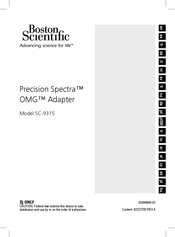 Boston Scientific Precision Spectra OMG SC-9315 Manual Del Usuario