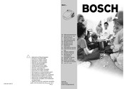 Bosch BSG1 Serie Instrucciones Para El Uso