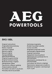 AEG BKS 18BL Manual Original