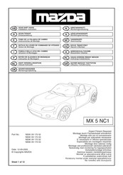 Mazda NE85 V8 190 02 Instrucciones De Montaje