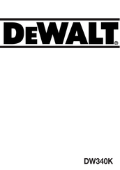 DeWalt DW340K Manual De Instrucciones