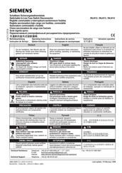 Siemens 3NJ412 Instructivo