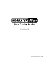 TerraTec GRABSTER AV 400 Manual De Instrucciones