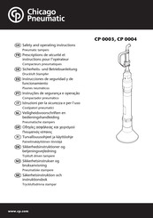 Chicago Pneumatic CP 0003 Instrucciones De Seguridad Y De Funcionamiento