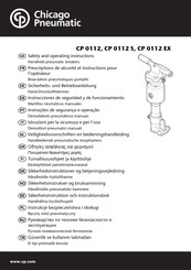 Chicago Pneumatic CP 0112 S Instrucciones De Seguridad Y De Funcionamiento