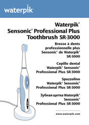 Waterpik Sensonic Professional Plus SR-3000 Manual De Instrucciones