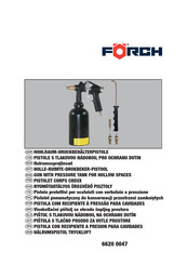 Forch 6620 0047 Manual De Instrucciones