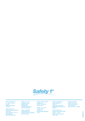 Dorel Safety 1st Deluxe Sit, Snack & Go Booster 21052 Manual De Instrucciones