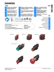 Siemens SIRIUS 3SB2 Instructivo