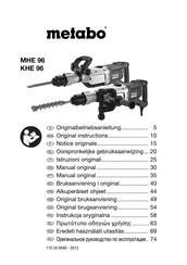 Metabo MHE 96 Manual Original