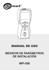 Sonel MPI-506 Manual De Uso