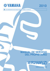 Yamaha WR250F Manual De Servicio Del Propietario