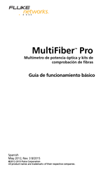 Fluke Networks MultiFiber Pro Guía De Funcionamiento Básico