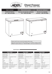 nexel 243081 Manual Del Usuario