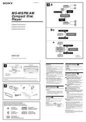 Sony MEX-5DI Instalación / Conexiones
