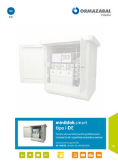 Ormazabal miniblok.smart i-DE Instrucciones Generales