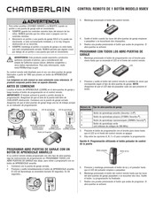 Chamberlain 950EV Guia De Inicio Rapido