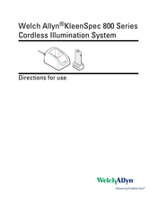 Welch Allyn KleenSpec 800 Serie Instrucciones De Uso