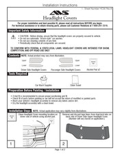 Avs Headlight Covers Instrucciones De Instalación