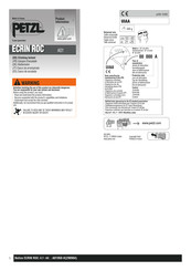 Petzl ECRIN ROC A01 Guia De Inicio Rapido