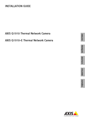 Axis Communications Q1910 Guia De Instalacion