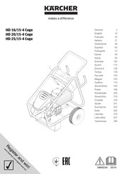 Kärcher HD 25/15-4 Cage Manual De Instrucciones