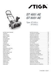 Stiga ST 4851 AE Uso Y Mantenimiento