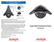 Avaya 2033 Instalación/Operación Básicas