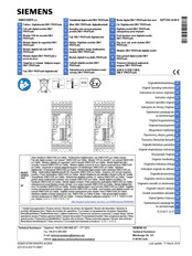 Siemens SIMOCODE pro Manual De Instrucciones Original