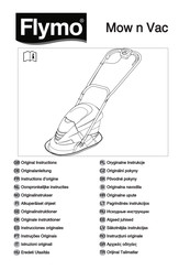 Flymo Mow n Vac Instrucciones Originales