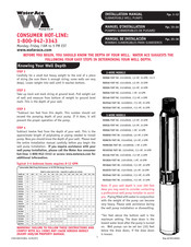 Water Ace 23218D500 Manual De Instalación