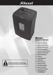 Rexel Mercury RSS2434 Manual De Instrucciones