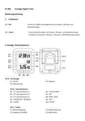 Technoline KT-300 Manual De Usuario