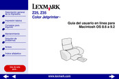 Lexmark Color Jetprinter Z25 Guia Del Usuario