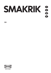 IKEA SMAKRIK EM Manual Del Usuario