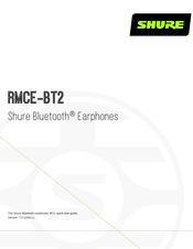 Shure RMCE-BT2 Guia De Inicio Rapido