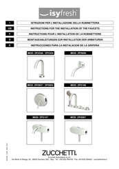 Zucchetti isyfresh ZP2258 Instrucciones Para La Instalación