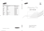 Samsung PA43H4000AW Manual De Usuario